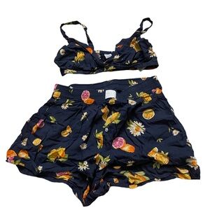 Old Navy Women’s bralette and boxer shorts pajama set | XS